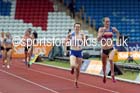 Laura Weightman (Morpeth) on her way to victory beating Laura Muir ((Dundee Hawkhill) 1500 metres, 2014 Sainsbury's British Championships. Photo: David T. Hewitson/Sports for All Pics